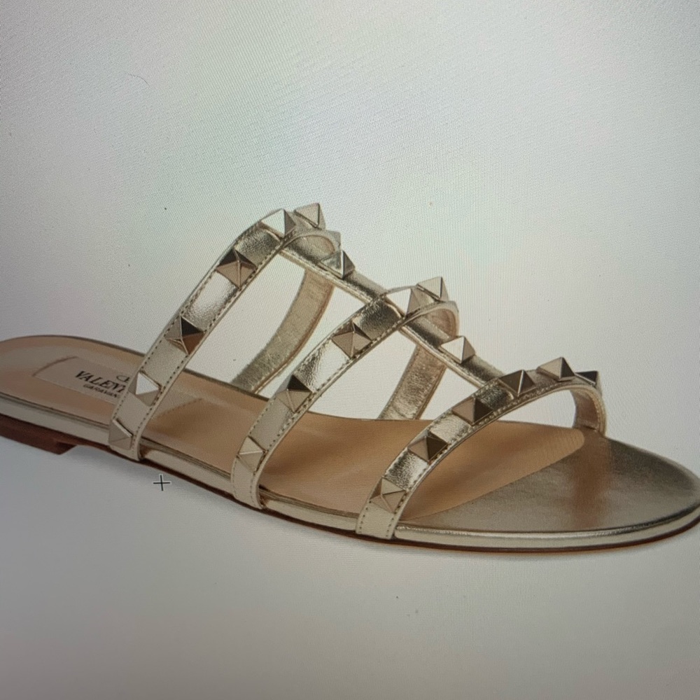 Valentino Garavani Rockstud Slide Sandal